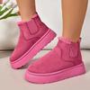 Fashion 2024 New Winter Women Boots Thickened Plush High-top Snow Boots Women Warm Simple Versatile Comfortable Cotton Shoes for Women
