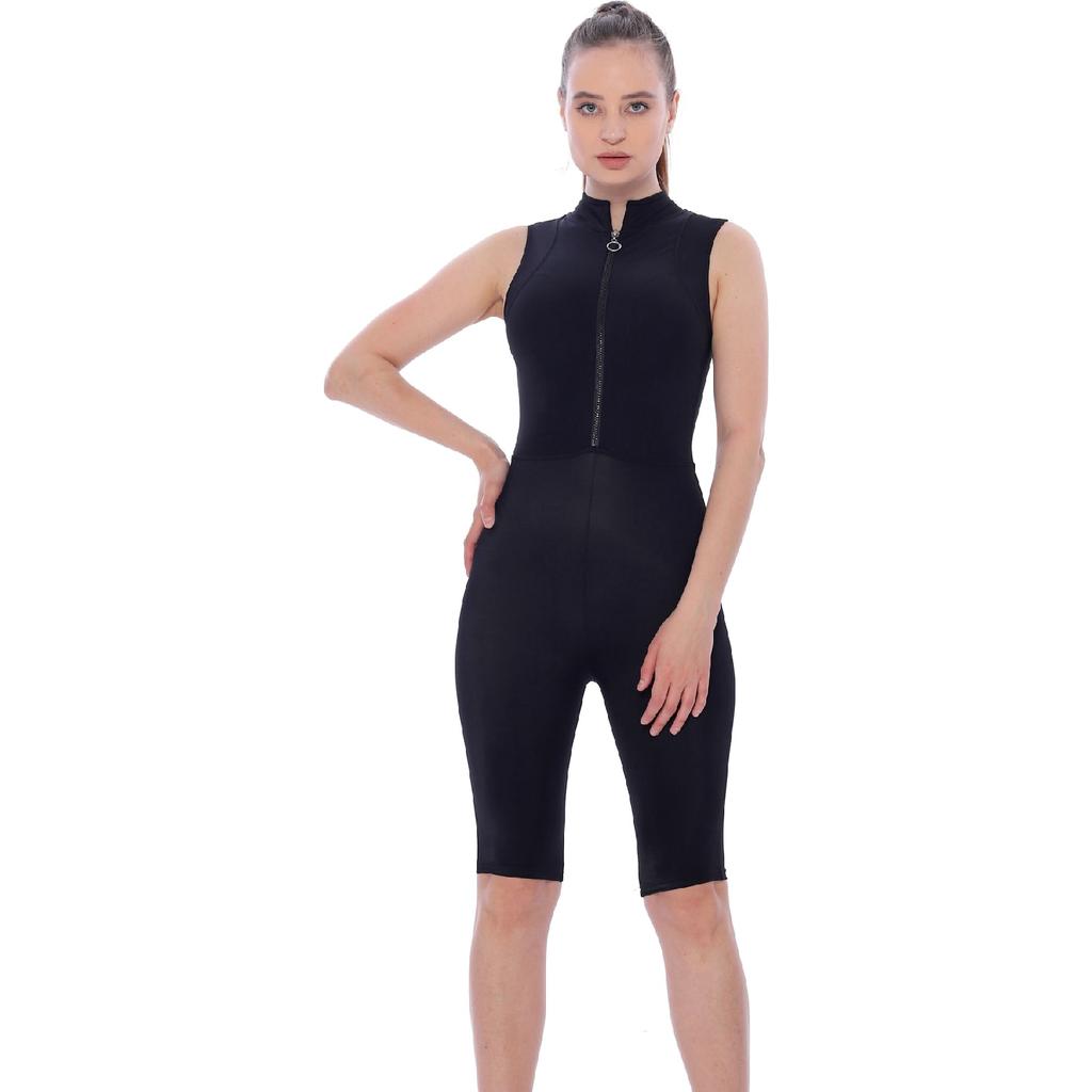 Women's Shorty Short Scuba Sailing Rafting Surf Swimming And Wetsuit Suit Black 1.5 Mm