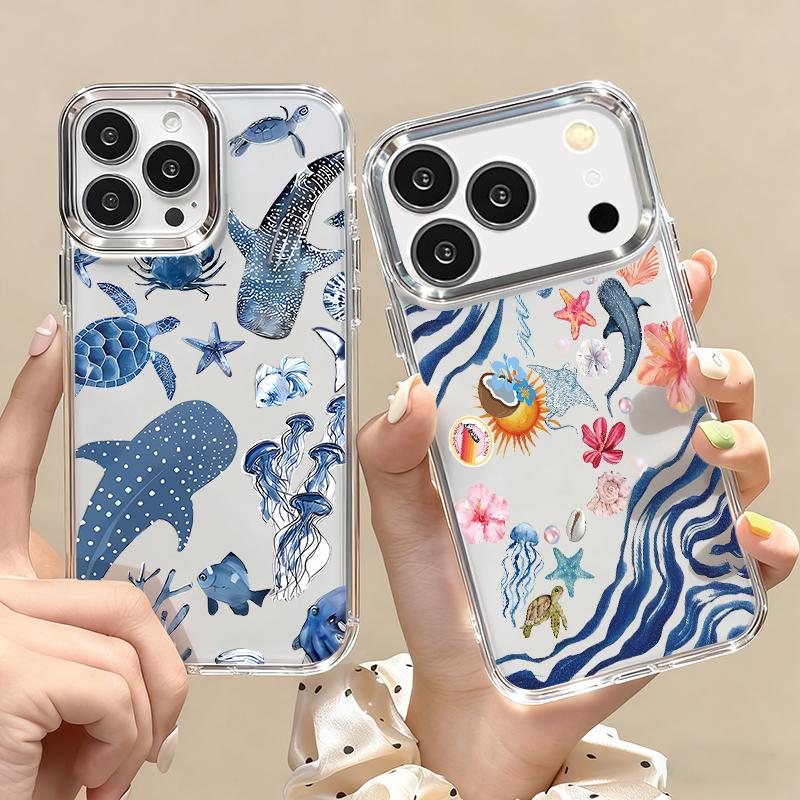 Роскошный 3D Алмазная Планета Звезда Чехол для Телефона для iPhone 17 16 13 14 15 12 11 Pro Max Прозрачный Ударопрочный Блестящий Космическая Тема Чехол