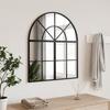 VidaXL Wall Mirror Black 60x70 Cm Arch Iron 3200604