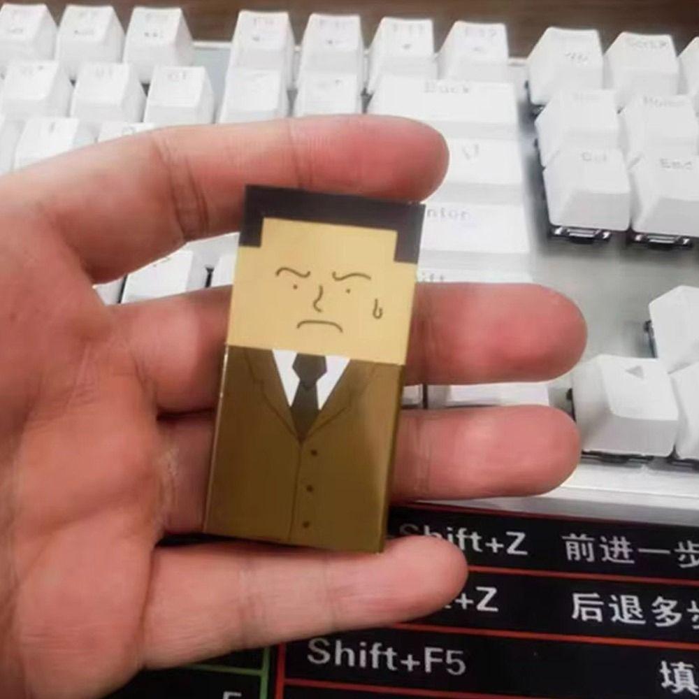 Bald Man Pencil Eraser Cute Cartoon Pencil Rubber Student Art Painting Eraser  Students Gift