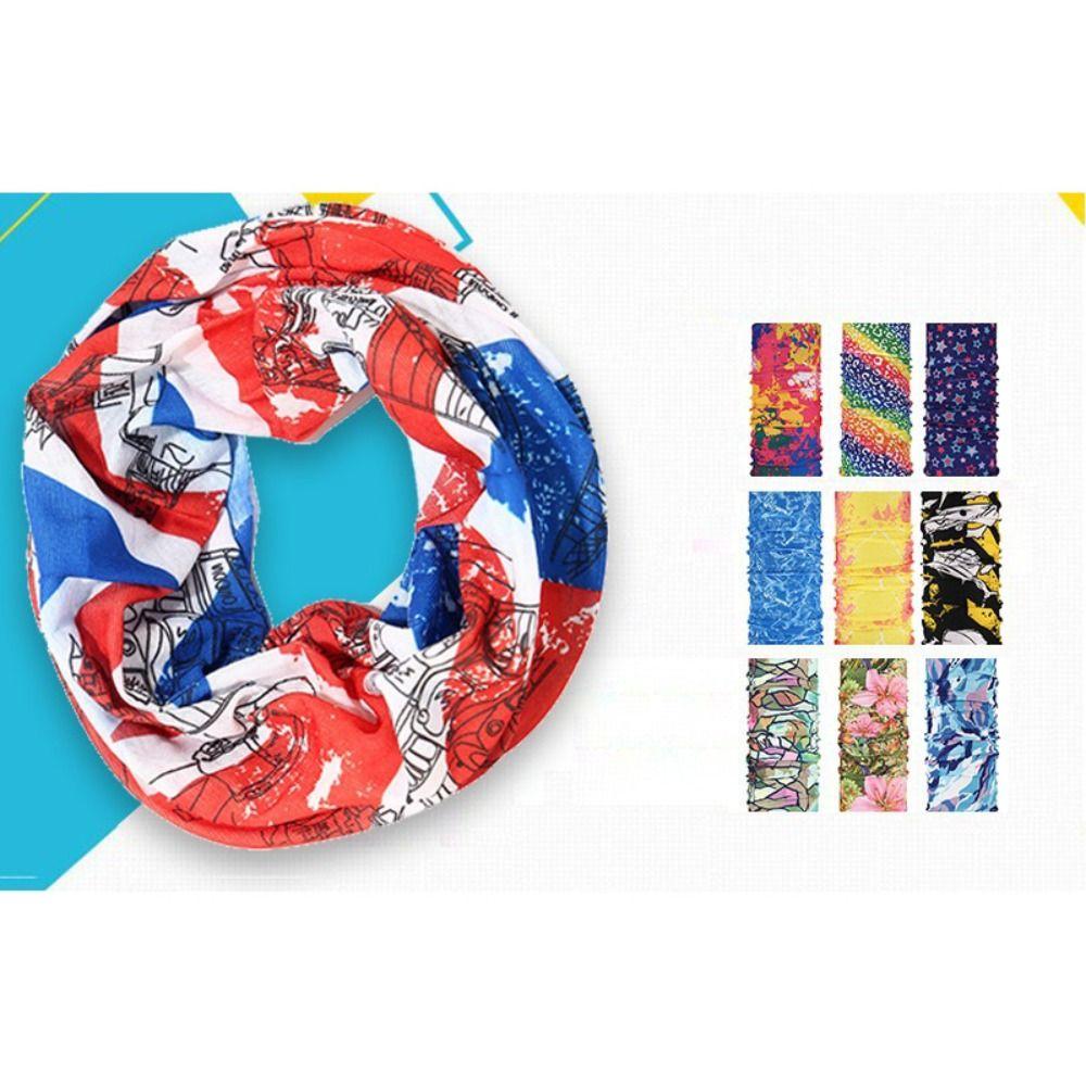 Многоцветные велосипедные повязки на голову из полиэстера, велосипедный шарф, модные теплые шеи для мужчин и женщин