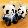 School Uniform Wear Panda Plush Toy Stuffed Animal Doll Kids Birthday Gifts