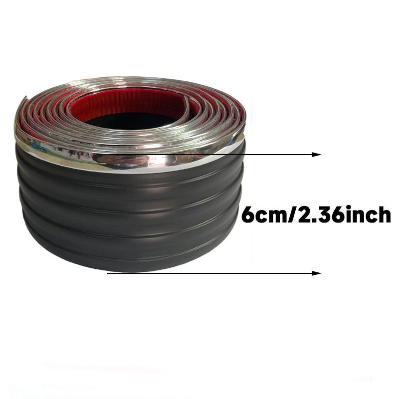 Car Side Skirt Bumper Protector Strip Self Adhesive Anti Scratch Slim Trim Molding for Sports Car Exterior Refit
