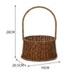 Sundries Organizer Rattan Storage Baskets Imitation Rattan Garden Picnic Basket