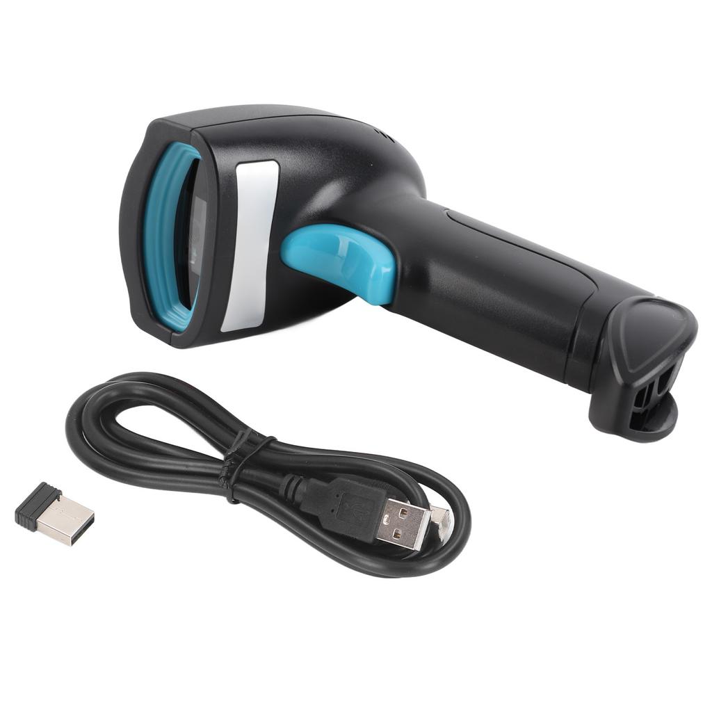 1D 2D сканер штрих-кодов 2.4G беспроводной ручной считыватель штрих-кодов для кассовой логистики супермаркетов