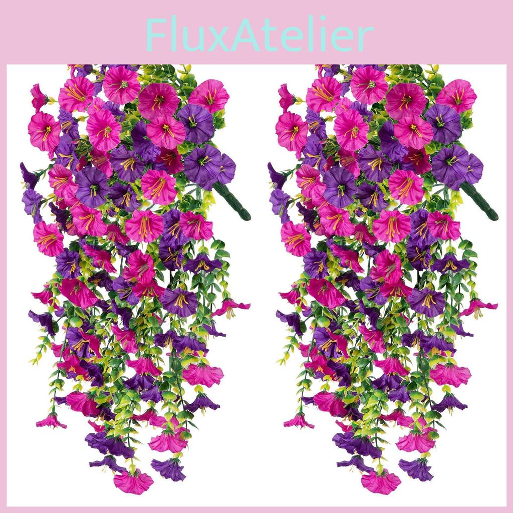 Nil Ipomoea Artificial Flower Vine Wall Decor With Plastic Flowers For Parties