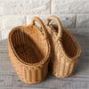 Yousheng Storage Basket Breathable Minimalist Design Plastic Hanging Woven Rattan Basket for Home