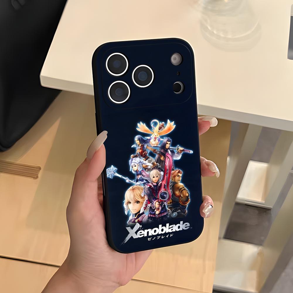 Чехол для телефона X-Xenoblade C-Chronicles Для IPhone 17 Air 16 E Pro Max 15 14 13 Mini 12 Pro 11 Max Plus Черный Мягкий