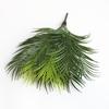 Искусственный зеленый лист саговой пальмы - Высокосимулированный реквизит для свадебного декора с 9-зубчатой папоротниковой ветвью