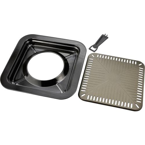Wahei Freiz Yakiniku Plate, Taste Quest, Square, 32 x 32 cm, with Water, for Gas Stove Only, MR-7386