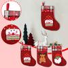 Christmas Socks Small Linen Snowman Candy Gift Bag Christmas Decoration Christmas Socks