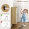 Shoe Cabinet Narrow Shoe Storage Cabinet 4 Flip Drawers High Gloss Door 105x24x92.5cm White