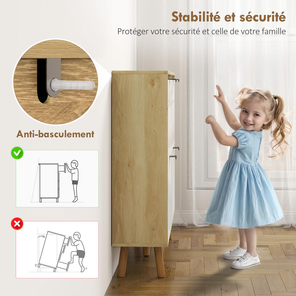 Shoe Cabinet Narrow Shoe Storage Cabinet 4 Flip Drawers High Gloss Door 105x24x92.5cm White