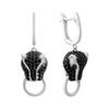 Silver Earrings with Cubic Zirkonia (2143420)