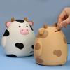 Копилка-корова большой вместимости, противоударная, милая банка для денег, мультяшная копилка в виде коровы, привлекающая деньги