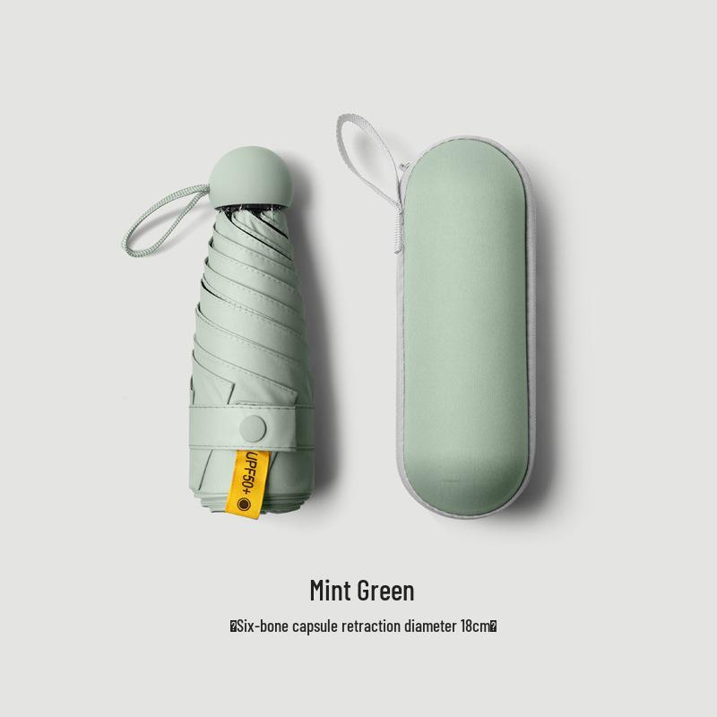 Скидка 50% на женский складной зонт от солнца с защитой от УФ-лучей - Ультралегкий, для дождя или солнца