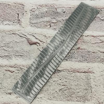 160*30*3мм Дамасская сталь Заготовка Узорчатая сталь Заготовка для режущего инструмента Кованые материалы Закаленная Сглаженная для режущего инструмента Сделай сам