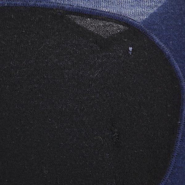 ALESSANDRO DELL ACQUA Вязаный свитер с длинным рукавом 48 Темно-синий системный свитер Женский Б/у