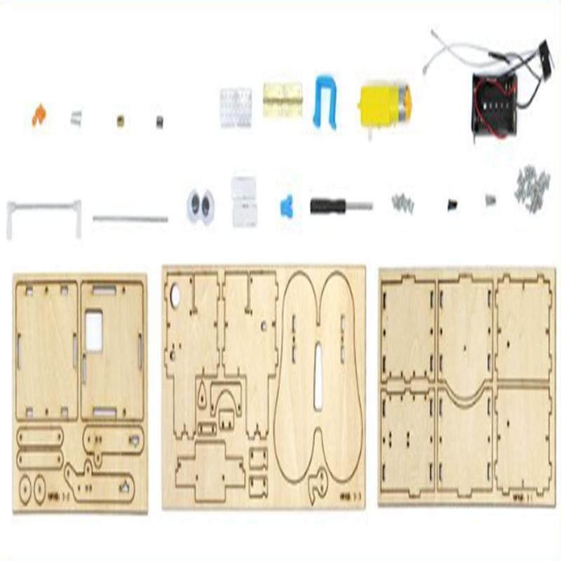 Деревянный Сборный DIY Робот Поедающий Монеты Модель STEM Проект Обучение Научный Эксперимент Образовательный Набор для Обучения