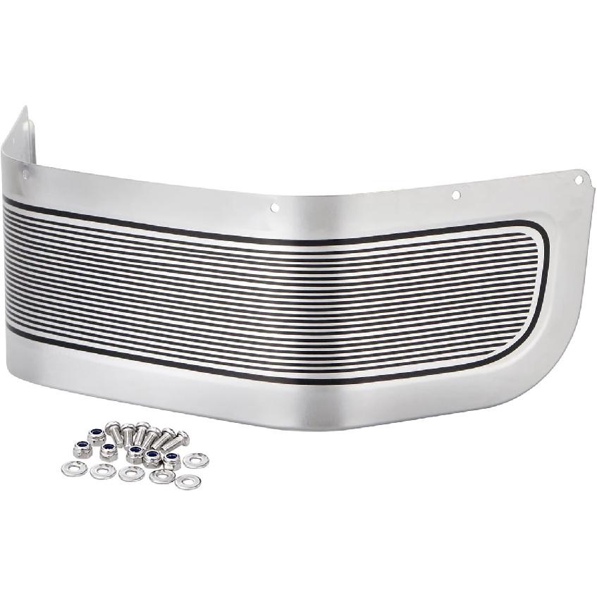 Motorcycle Chrome Front Fender Trim Skirt for Harley Touring Road King Electra Glide FLHR Tri Glide 2014-2023