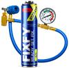 Fixfy 5-в-1 Комплект для заправки кондиционера Большой баллон 500 мл + Шланг с манометром + Адаптер R1234Yf