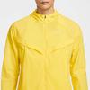 Куртка мужская минималистичная с капюшоном Stride Repel, удобная, с длинным рукавом, куртки, люминесцентно-желтая, HV4549-718