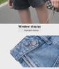 Korean High Waist Women's Denim Shorts - Loose Wide-Leg A-Line Style In Black & Gray for Summer 2020 Trend