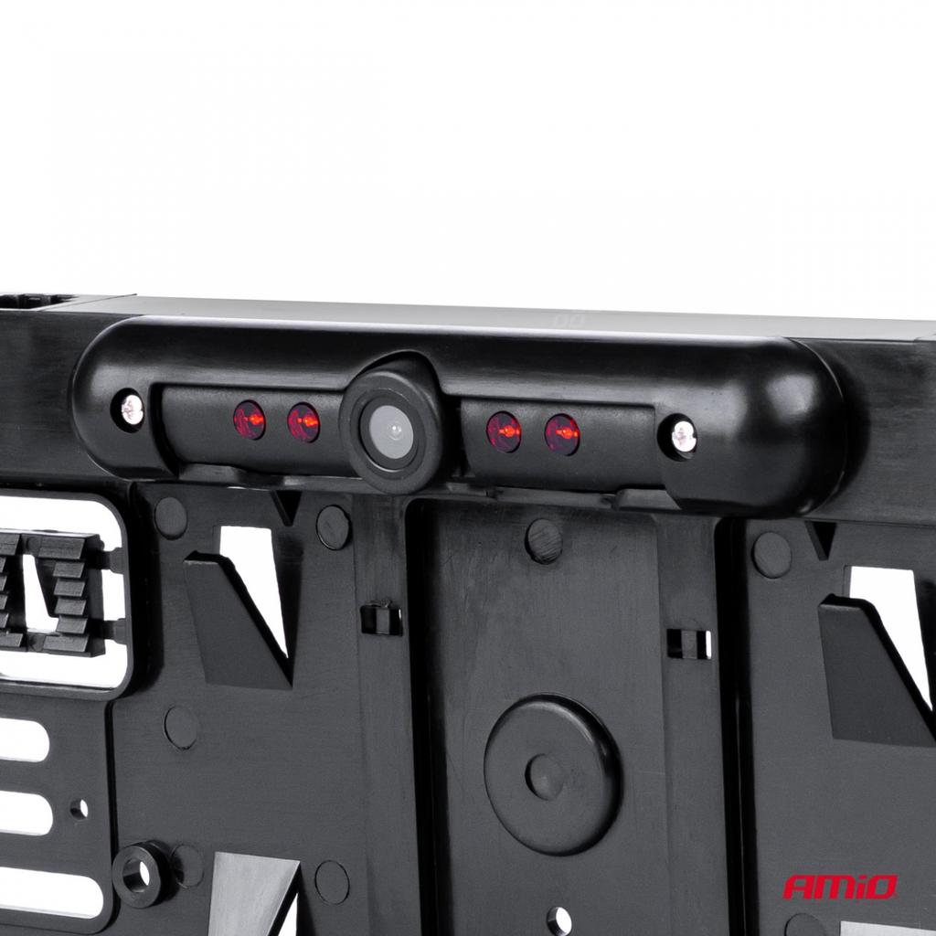 Hd-404 Reversing Parking Camera In License Plate Frame 720P 12V Amio-03542