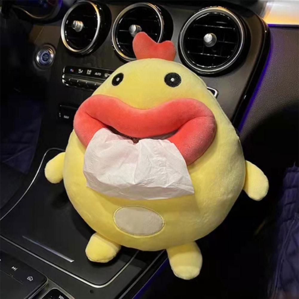 Милый держатель для салфеток в машину, держатель для коробки для салфеток в машину, плюшевая коробка для салфеток, автомобильные коробки для салфеток в машину, коробка для хранения салфеток P1L9