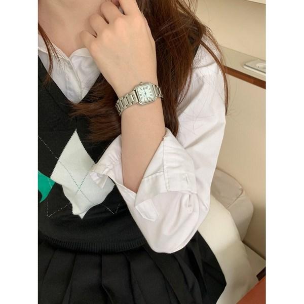 Часы наручные кварцевые женские Staccato для офисных работников, студентов, металлические аналоговые, класса люкс ST-3031