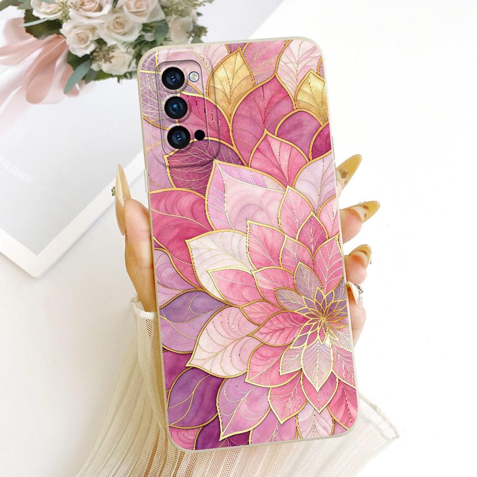 Casing For Oppo Reno4 5G Cover Fashion Cartoon Cute Funny Painted Silicone Phone Case For Oppo CPH2091 PDPM00 PDPT00