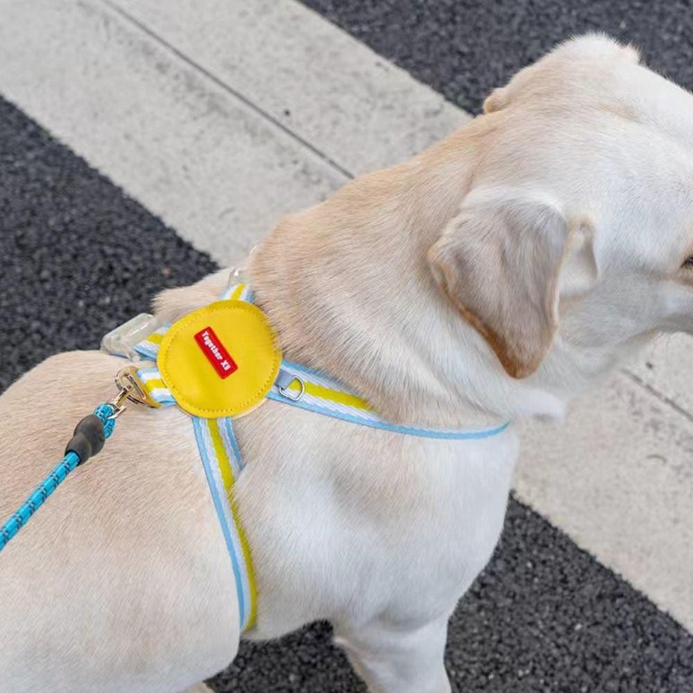 Adjustable Dog Chest Strap Multi-color Pet Walking Vest Dog Harness and Leash Set Outdoor Walking