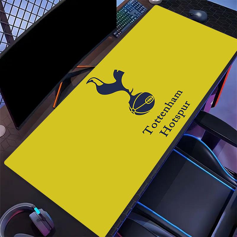 FC Tottenham Hotspur logo Mouse Pad, Large Gaming Desk Mat, Non-slip XXL Mousepad for Laptop & Tablet, Mini PC Playmat with Stitched Edges