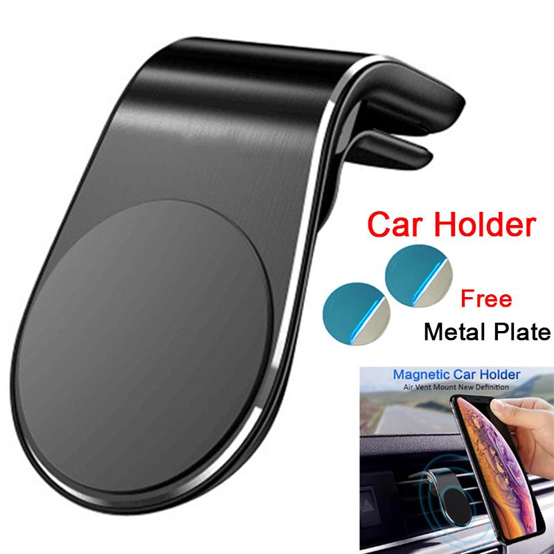 Автомобильный кронштейн для мобильного телефона, автомобильный воздуховыпускной кронштейн с магнитной присоской, автомобильный смартфон, подходящий для iPhone, Xiaomi, Samsung, Huawei, Redmi, все мобильные телефоны