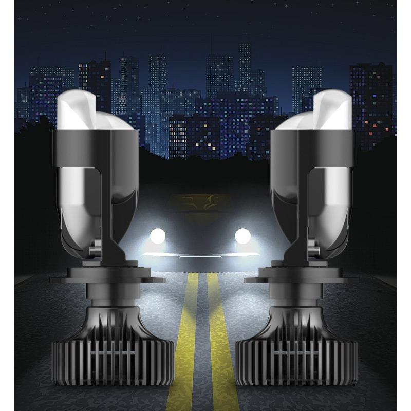 M01X Бифокальная линза A82 Бифокальная линза H4 Автомобильная светодиодная фара Матричный конденсатор Рыбий глаз Лампа Модификация