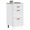 VidaXL Kitchen Cabinet Porto White Engineered Wood, Sink Cabinet, Kitchen Cabinet with Drawer, Kitchen Cabinet At 854220