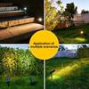 New 2-in-1 Solar Spotlight Waterproof Rotatable Wall Lamp High Brightness Adjustable Garden Lawn Lights Garden Decoration