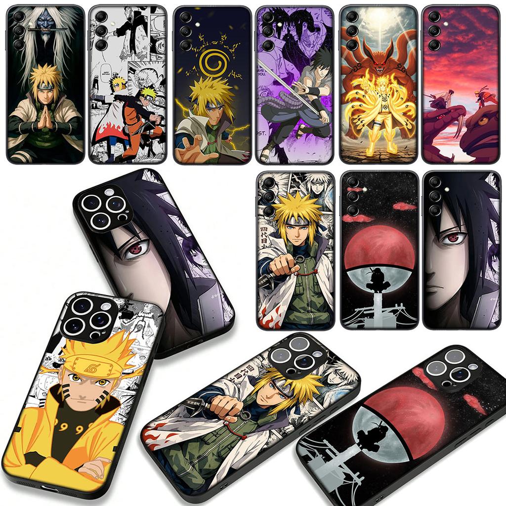 Uchiha Sasuke Narutos Namikaze Minato Case for Motorola Moto G54 G05 G24 G55 G85 G15 G57 G86 Power Edge 50 30 Fusion neo Pro