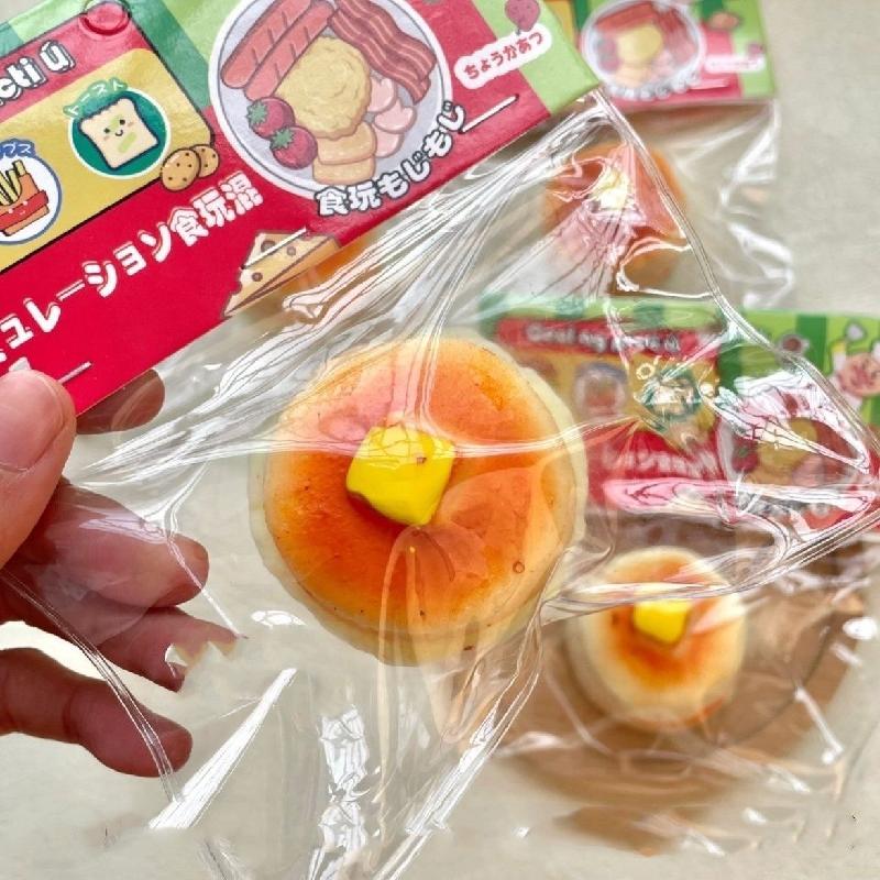 2024 милые имитационные маффины моти мягкие игрушки для снятия стресса на кончиках пальцев детские игрушки-непоседаtpr десертный хлеб мягкие лечебные подарки для девочек