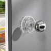 Waterproof Cabinet Knob Circular Glass Door Handle Suction Cup Door Handle  Shower Room