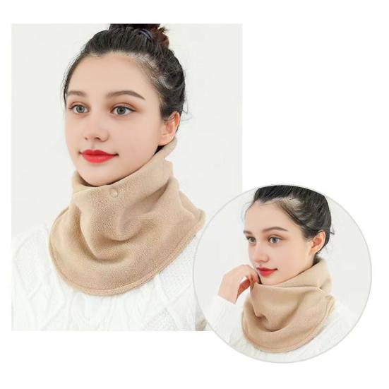 Winter Neck Warmer Windproof Fleece Neck Gaiter for Men Women Soft Warm Balaclava Face Cushion for Cold Weather