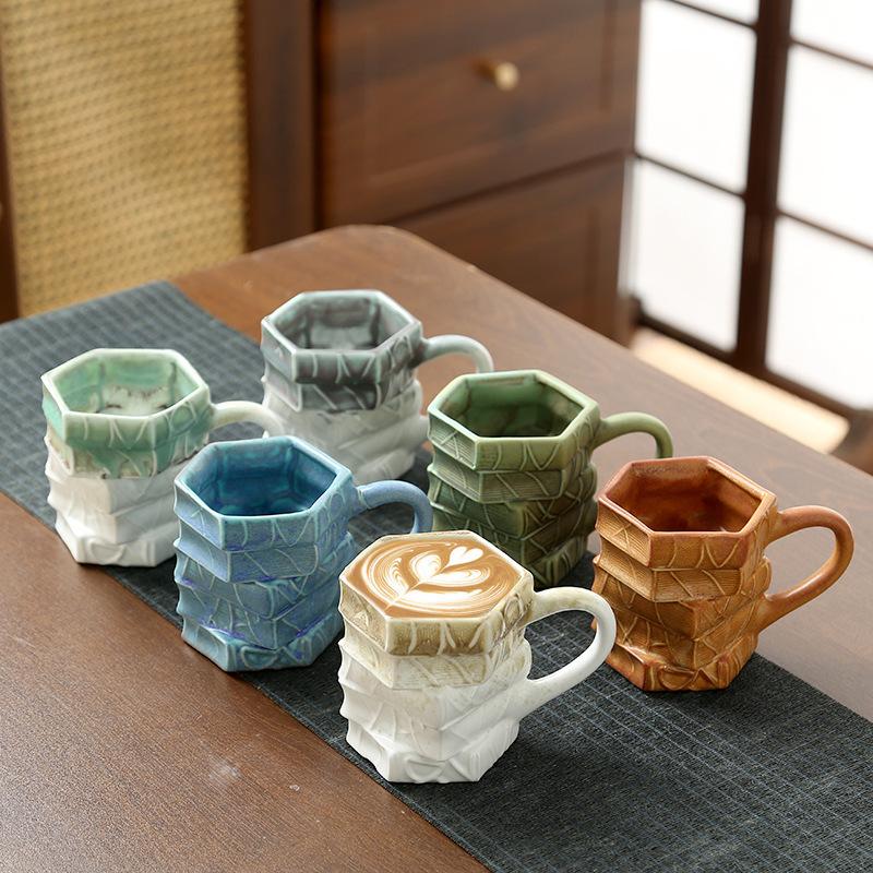 Painted Book Mug3D Painted Book Mug Ceramic Mug Mug Book Stacking Coffee Mug