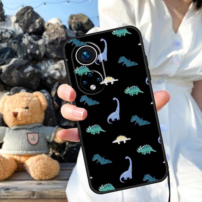 Dinosaur Pattern Case For Honor X8a X9a X6a X7a X6 X7 X8 X9 X9b X8b Honor 70 50 90 Lite Magic 5 6 Pro Cover