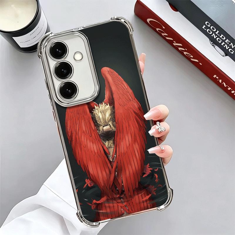 MHA My Hero Hawks Мягкий чехол для телефона для Samsung A17 A27 A07 A37 A57 A16 A56 A15 A55 A14 A54 A13 A53 A26 A36 A25 A35 A24 A34 A23 A3