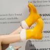 Winter Women Warm Casual RainBoots PVC Waterproof Comfort Fishing Shoes Medium Tube Round Head Short Plush Work Boots Size 36-41