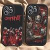 Чехол для телефона группы Slipknot для iPhone 16 15 14 13 12 11 Pro Max Plus Кожаный Мягкий Чехол