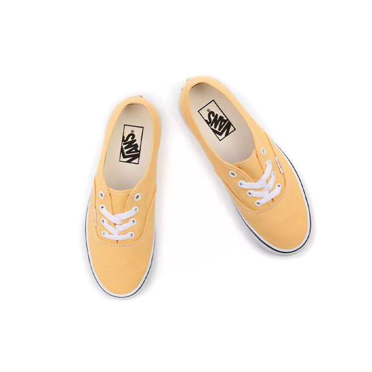 Vans Аутентичные льняные мужские кроссовки Желтые True-White VN0A5KRDAVL