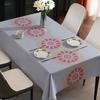 Скандинавская Простая Водонепроницаемая и Маслостойкая Скатерть Гостиничная Скатерть ПВХ Скатерть для Кофейного Столика Ветрозащитная Накладка на Стол Ресторанная Скатерть