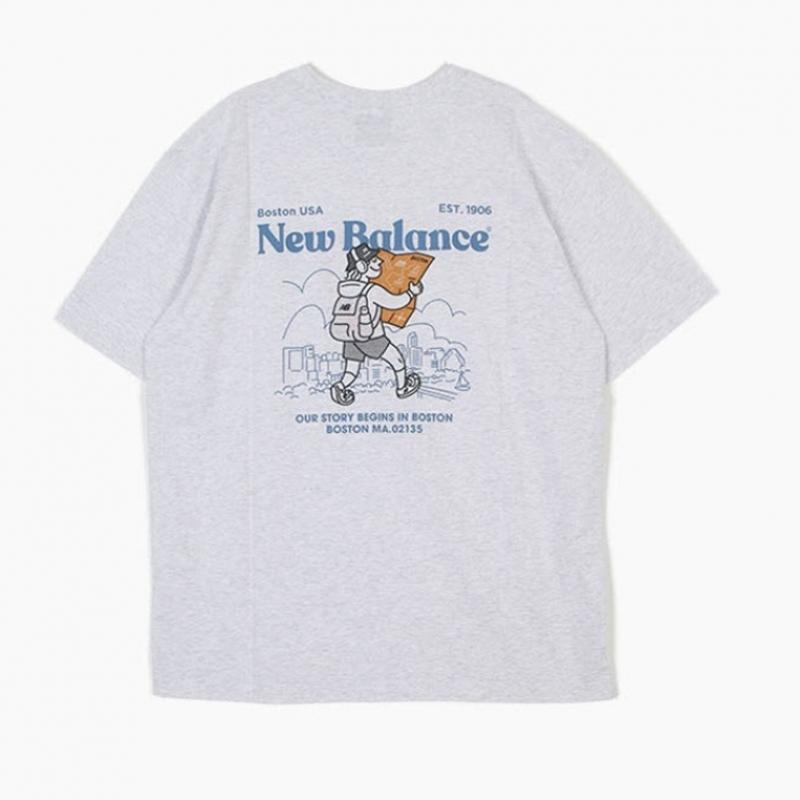 New Balance Футболка с коротким рукавом Uni Nb Travel Overfit Nbnefco253 16 Футболка с коротким рукавом